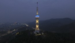 户外异形建筑应用|媒体建筑|百叶屏|义乌电视塔