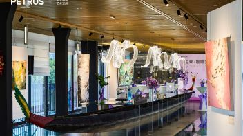 柏翠咖啡X陈鹏翔个展《回响自然的颜色》，以东方意象唤醒当代表达的山水精神