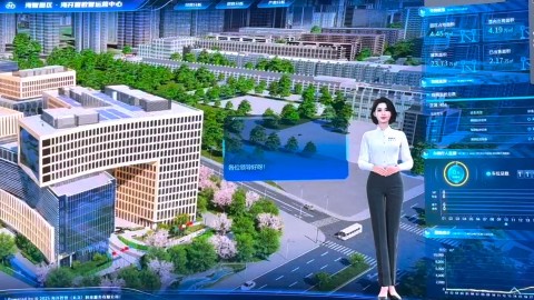 AI数字人公司赋能展厅工厂园区，数据看板大屏变身智能交互中枢