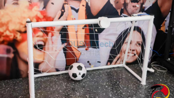 2024德国旅游局年度媒体发布会足球射门感应装置
