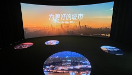 售楼中心堪比艺术展厅，明基S7237沉浸式方案助力知名房企