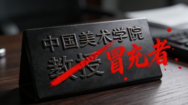 假教授、真中标！“中国美术学院教授”假身份被曝光，冒充者承认造假