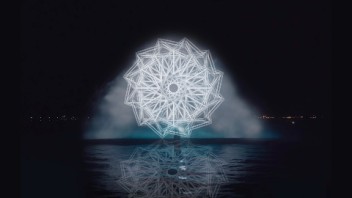 水幕投影| 水幕艺术新作The Seat of Illusion，让视线在光映于水的演绎中跃动
