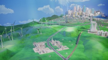 2500平方英尺3D“能源城市”展馆