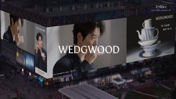 WEDGWOOD携大中华区品牌代言人魏大勋 优雅空降亚洲第一屏！