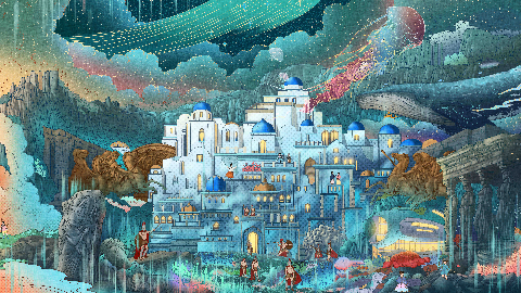 北京·欢乐谷《奇幻东方》万千星光幻影秀