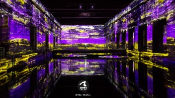 全球最大数字艺术中心灯光池