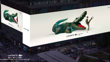 猛鳄现身！LACOSTE×<b>王一博</b>亮相亚洲第一屏