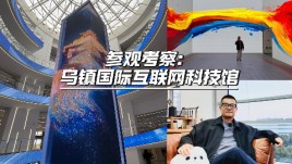 专程前往乌镇，现场体验一件大型裸眼3D交互艺术影像装置作品——《和合共融》