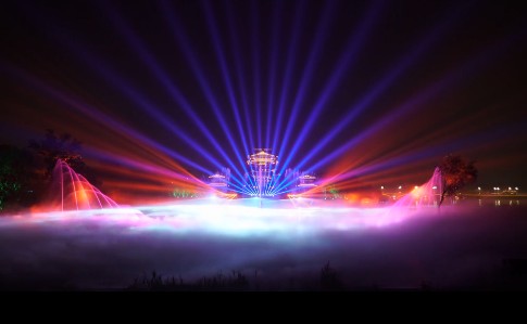 2020中国泰州梅兰芳艺术节28日晚开幕，大型水幕秀令人期待
