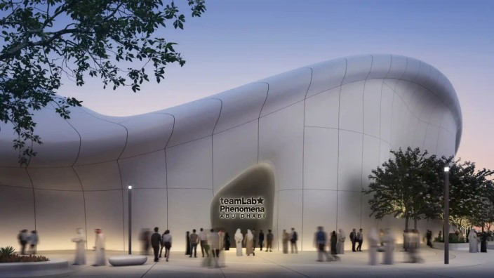【1145】建筑景观 | 阿联酋新地标，TeamLab“现象阿布扎比”