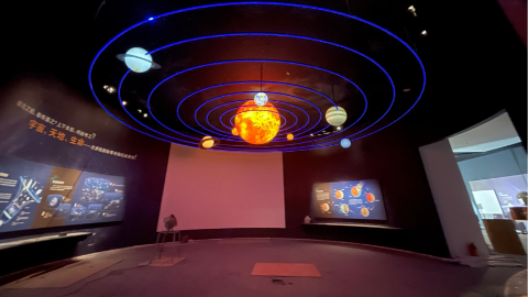 百诺太阳系八大行星演示模型 助力顺德自然科学馆