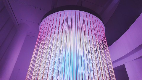 孟买大型艺术灯光 演绎未来·时空新境