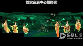 光影交织：绘就雄安会展古典绮梦