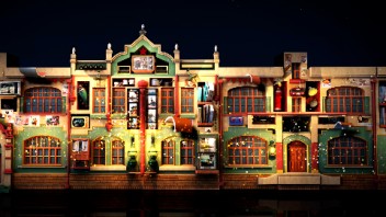 幻鲨作品·青岛中山路MAPPING秀“上街里”