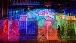一起看视界 | 浸入式的灯光“迷宫”—— 海南鲁能灯光艺术节