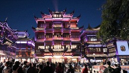 2025豫园花朝盛宴灯光秀