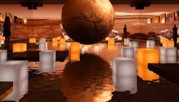 探访浸入式科学艺术展，火星上的科技美陈长什么样？