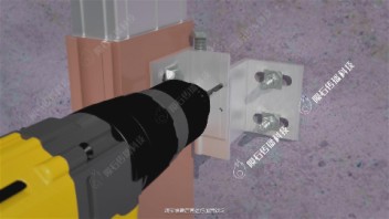  制作幕墙安装动画这个钱一定不能省
