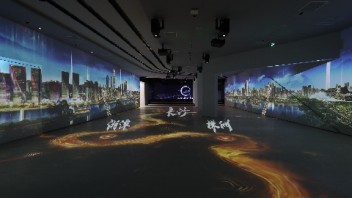 武汉火影数字案例出品｜长株潭都市圈展示馆数字沙盘内容制作展出