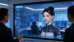 AI数字人公司助力电力煤炭水务等能源行业展厅指挥大屏智慧升级