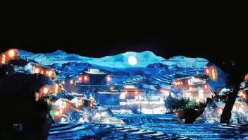 鸿蓝文化|山体投影技术在<b>城市景观</b>中的多元应用
