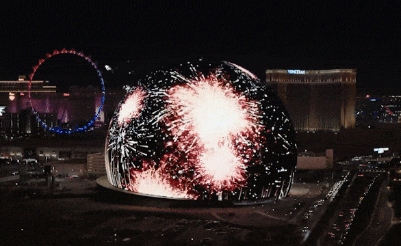 拉斯维加斯巨型球：科技与艺术的双重拿捏！