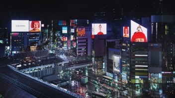 裸眼3D| 东京新宿LV&草间弥生3D联名广告，感受来自斑点南瓜头凝视的震撼