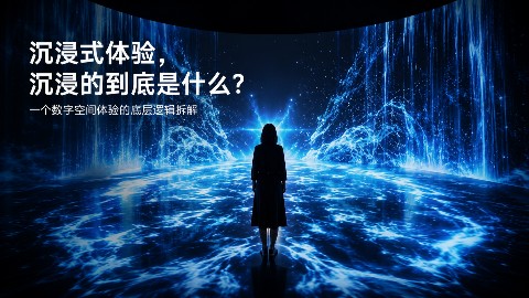 沉浸式体验，沉浸的到底是什么？
