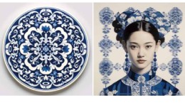 中央美院数字艺术作品《青花新语》——传统纹样现代化表达案例