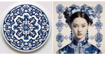 中央美院数字艺术作品《青花新语》——传统纹样现代化表达案例