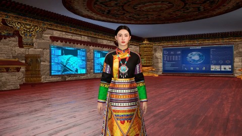 世优科技AI数字人落地木里县，3D大屏打造政务文旅服务新窗口