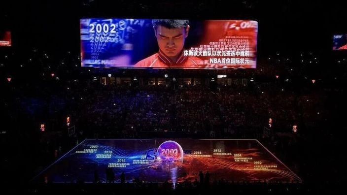 黑弓第三次点亮NBA中国赛！
