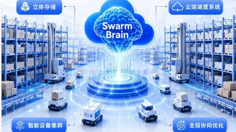AI+智能仓储时代下！稳石Swarm Brain集群大脑与您共迎变革