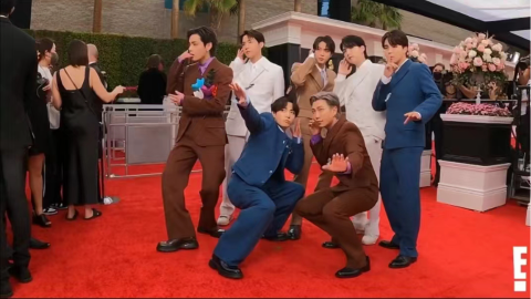 BTS防弹少年团格莱美慢镜头GLAMBOT 
