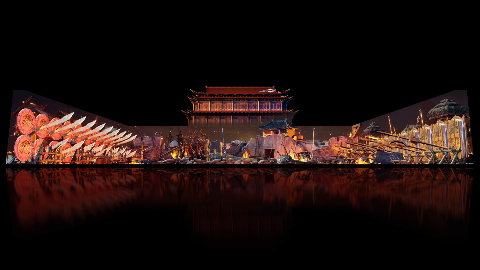 幻鲨作品·西安永宁门MAPPING