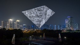 朱培栋-line+新作：“未来云坐标”，余杭中轴线的城市媒介实验