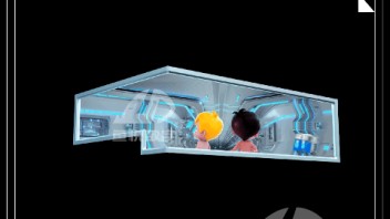 【鱼悦数字】裸眼3D 海尔兄弟