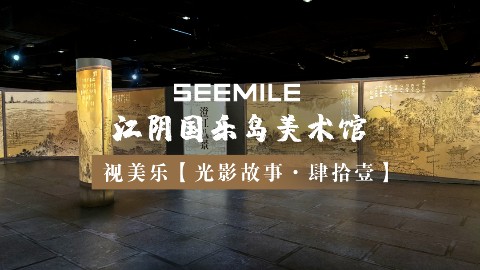 以光影描绘艺术，视美乐带你领略江阴国乐岛美术馆沉浸式空间演绎