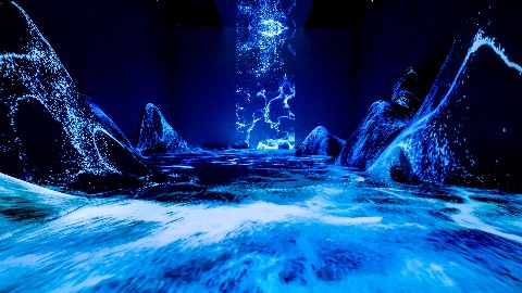 中国美术馆｜数字沉浸诗意空间《天际流》