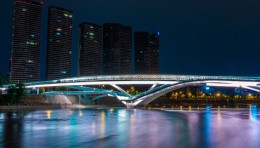 桥体亮化结合智慧化，成都网红五岔子大桥激发城市新活力