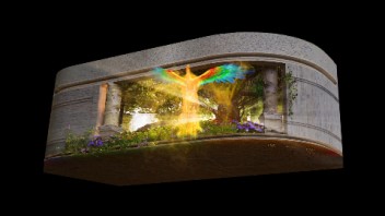 凤凰主题裸眼3d影片制作，<b>三维动画制作</b>，沉浸式影片制作
