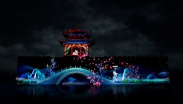 四川蓬安相如故城3D mapping光影秀-《琴台•凤求凰》