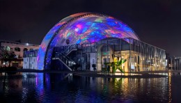 38米视觉奇迹！国内首个最大双层穹顶式球幕投影点亮南海之夜~