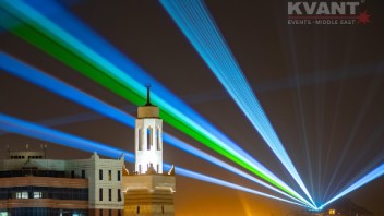 2023<b>沙特阿拉伯</b>艾卜哈市大型户外激光秀制作花絮