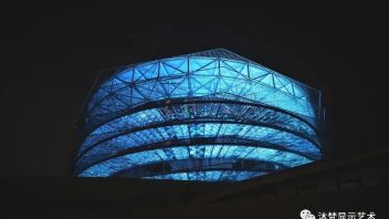 打造日照科技馆夜景，探索宇宙奥秘