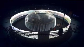 由起源眺望未来：散发微光的互动圆顶<b>帐篷</b>