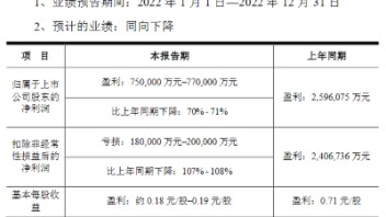 京东方等四家面板厂商2022业绩预告一览