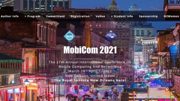 AIR刘云新教授4篇论文入选MobiCom'21，收录数量位列第一