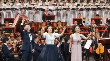 廖昌永、张国勇、余隆等上音人亮相第十三届金钟奖开幕音乐会，唱响百年赞歌